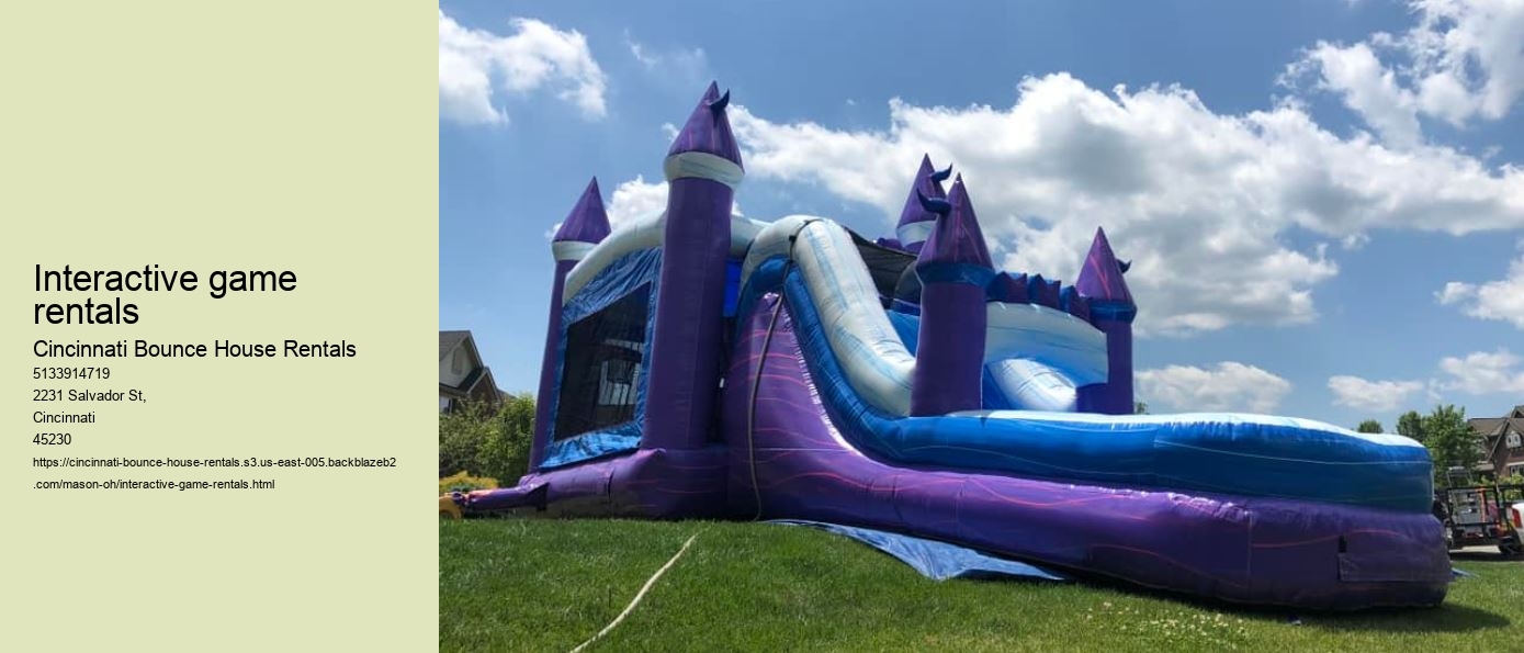 Interactive game rentals