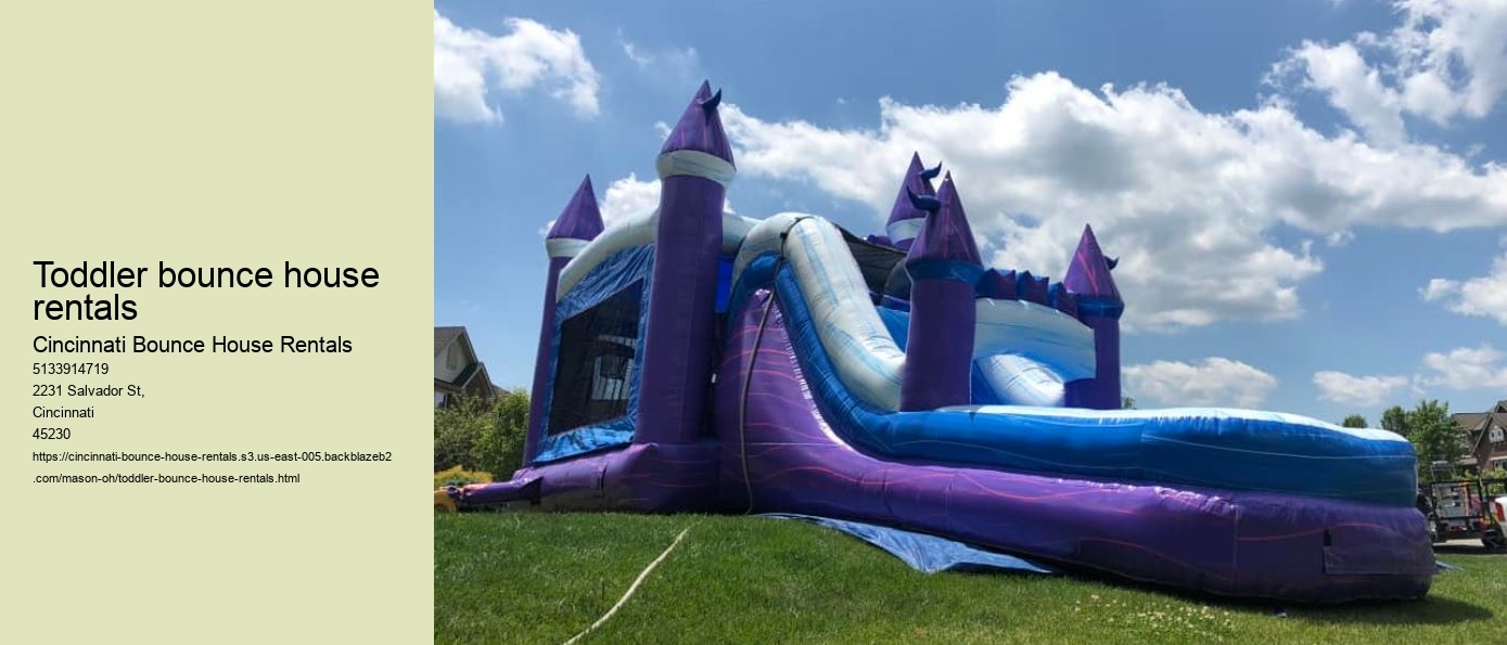 Toddler bounce house rentals